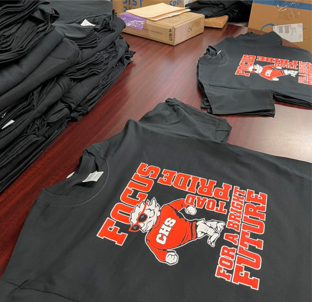 Printed tshirts for school tshirt fundraising - "Focus For a Bright Future" Print
